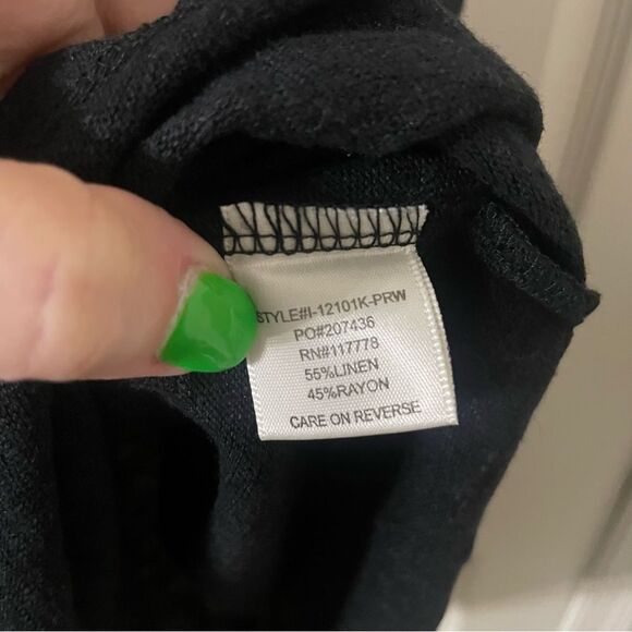 Love stitch Linen Blend Tank Top NWT Medium - Picture 5 of 5